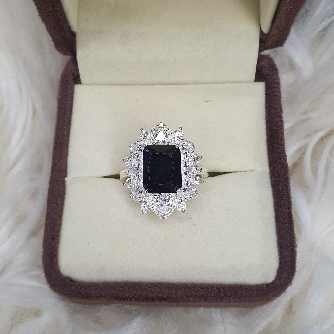 Black Gemstone Ring