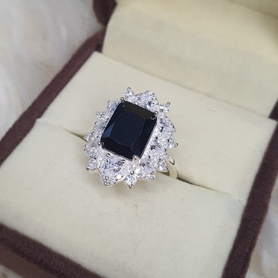 Black Gemstone Ring