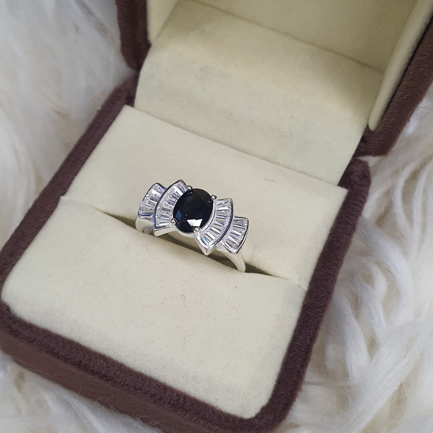 Sapphire Fan Ring