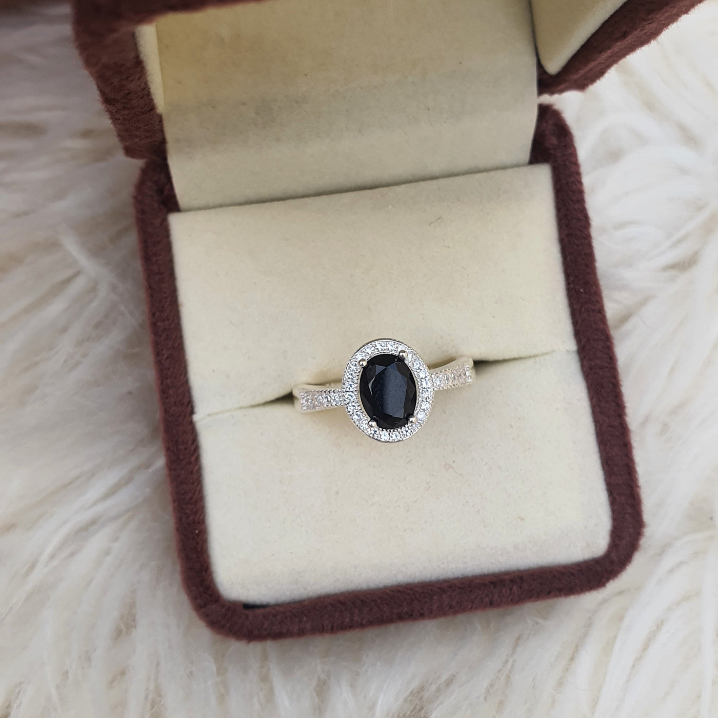Allure Black Sapphire Ring