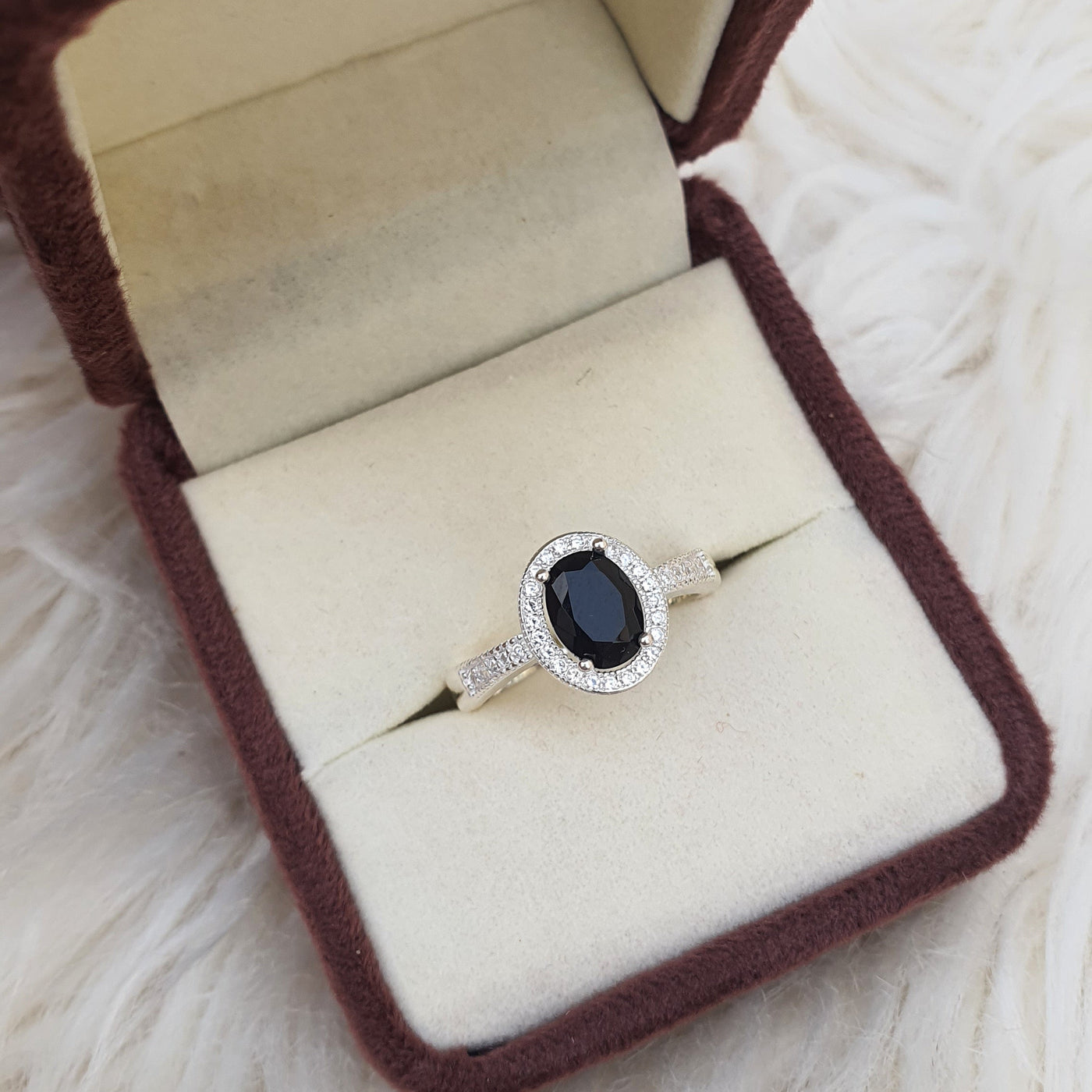 Allure Black Sapphire Ring