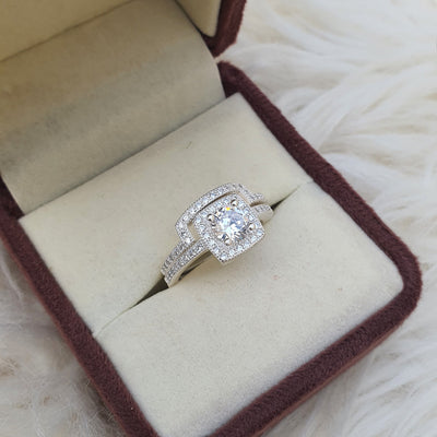 Double Style Diamond  Ring