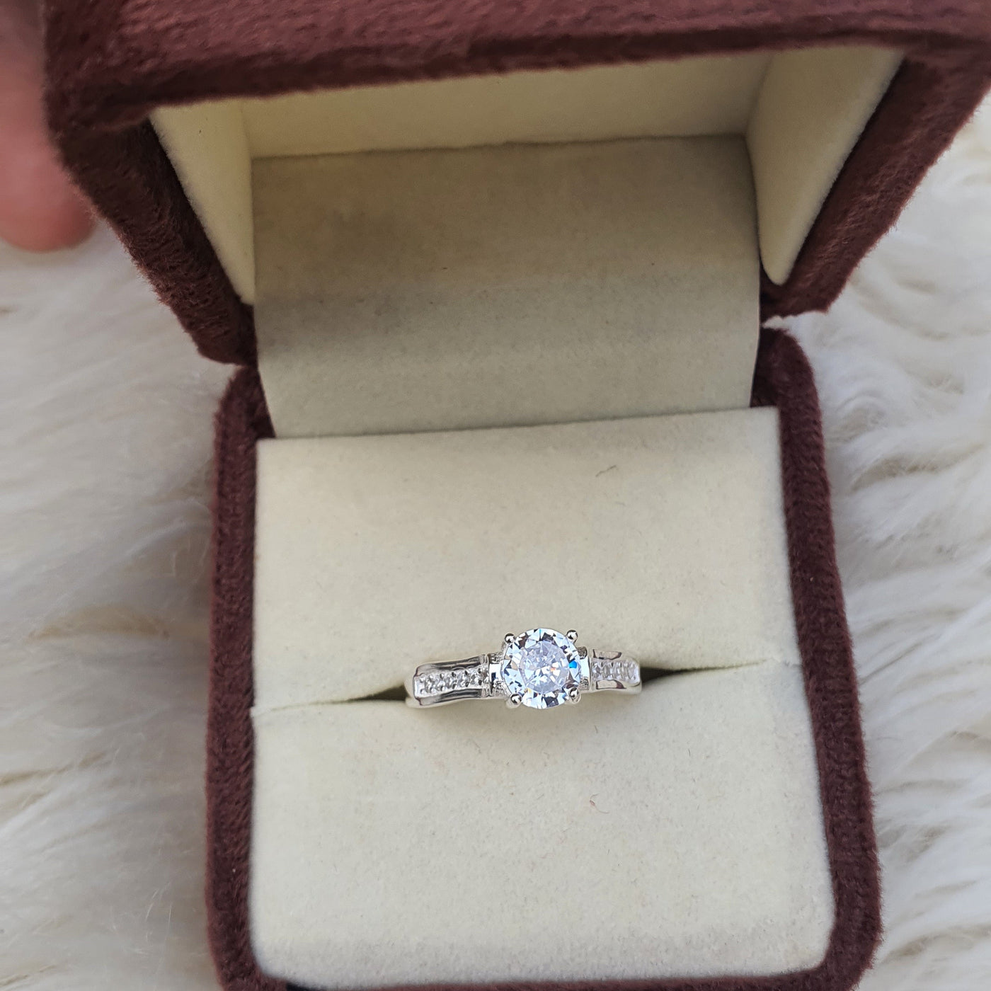925 Silver Diamond Ring