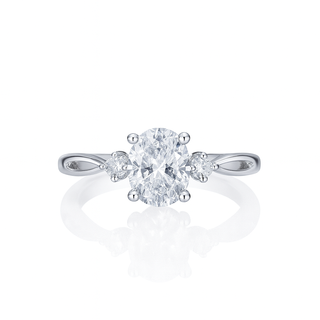 Oval-Cut Solitaire Ring