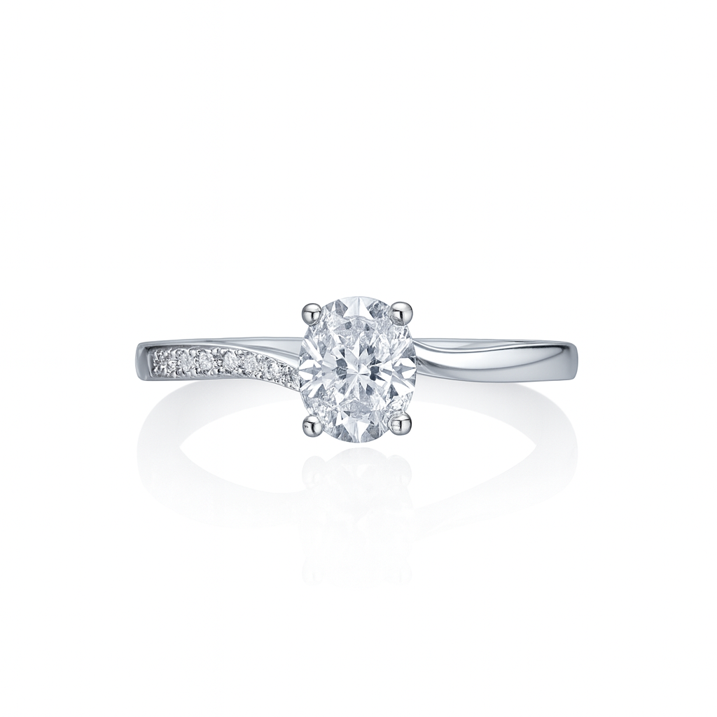 Sterling Silver  Round Cut CZ