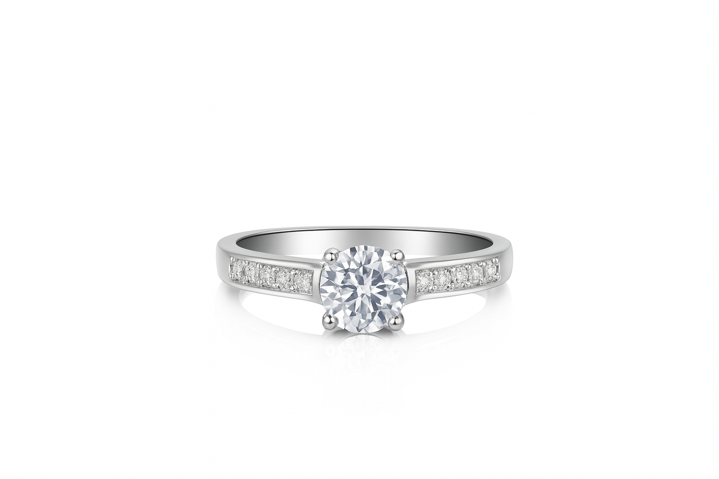 925 Silver Diamond Ring