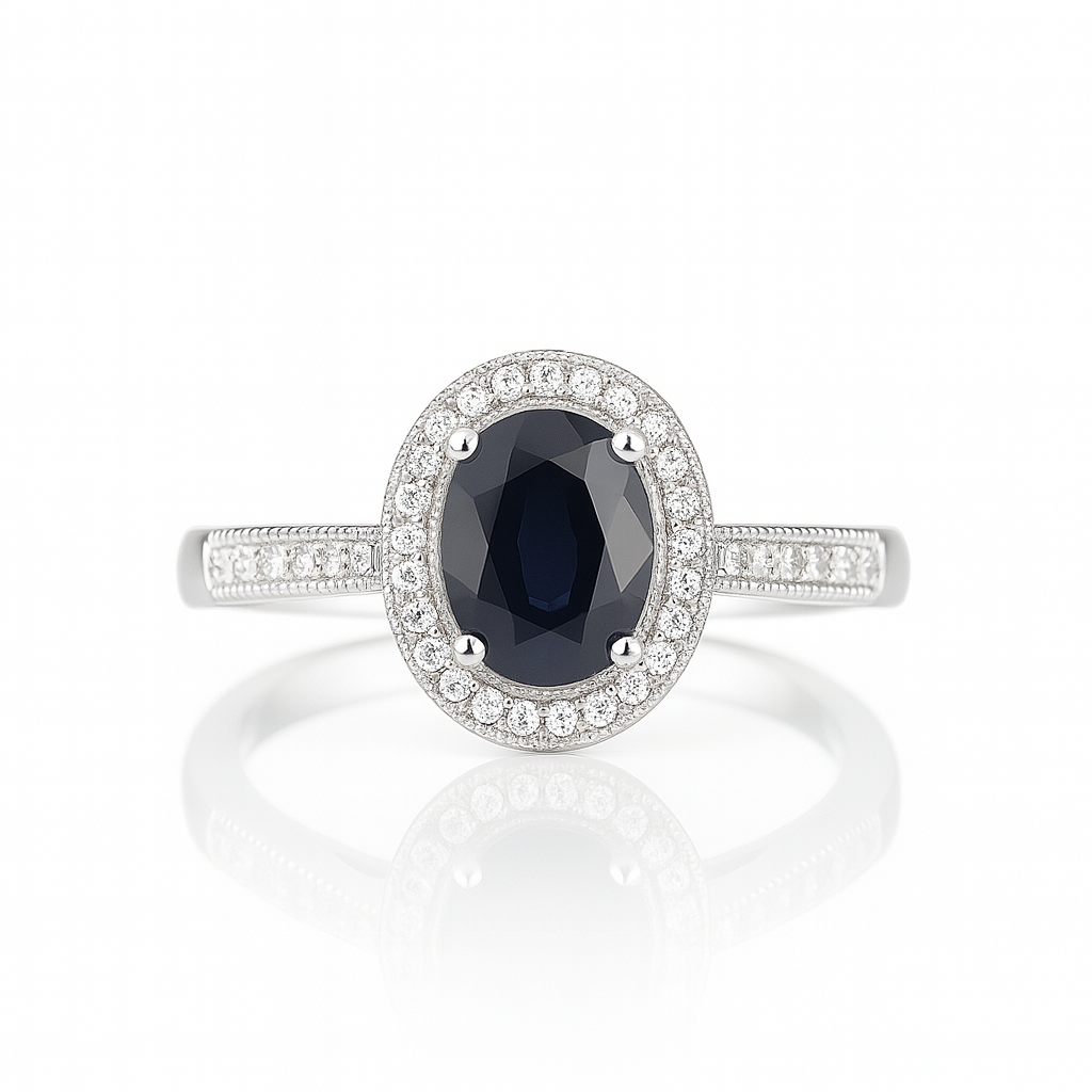Allure Black Sapphire Ring