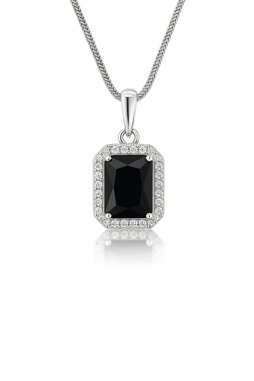 Black Onyx Pendant & Earrings Duo