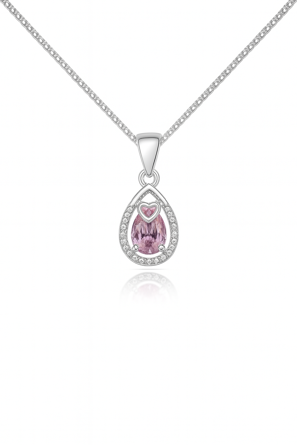 Blushing Bloom Duo Set (Ring + Pendant + Ear rings)