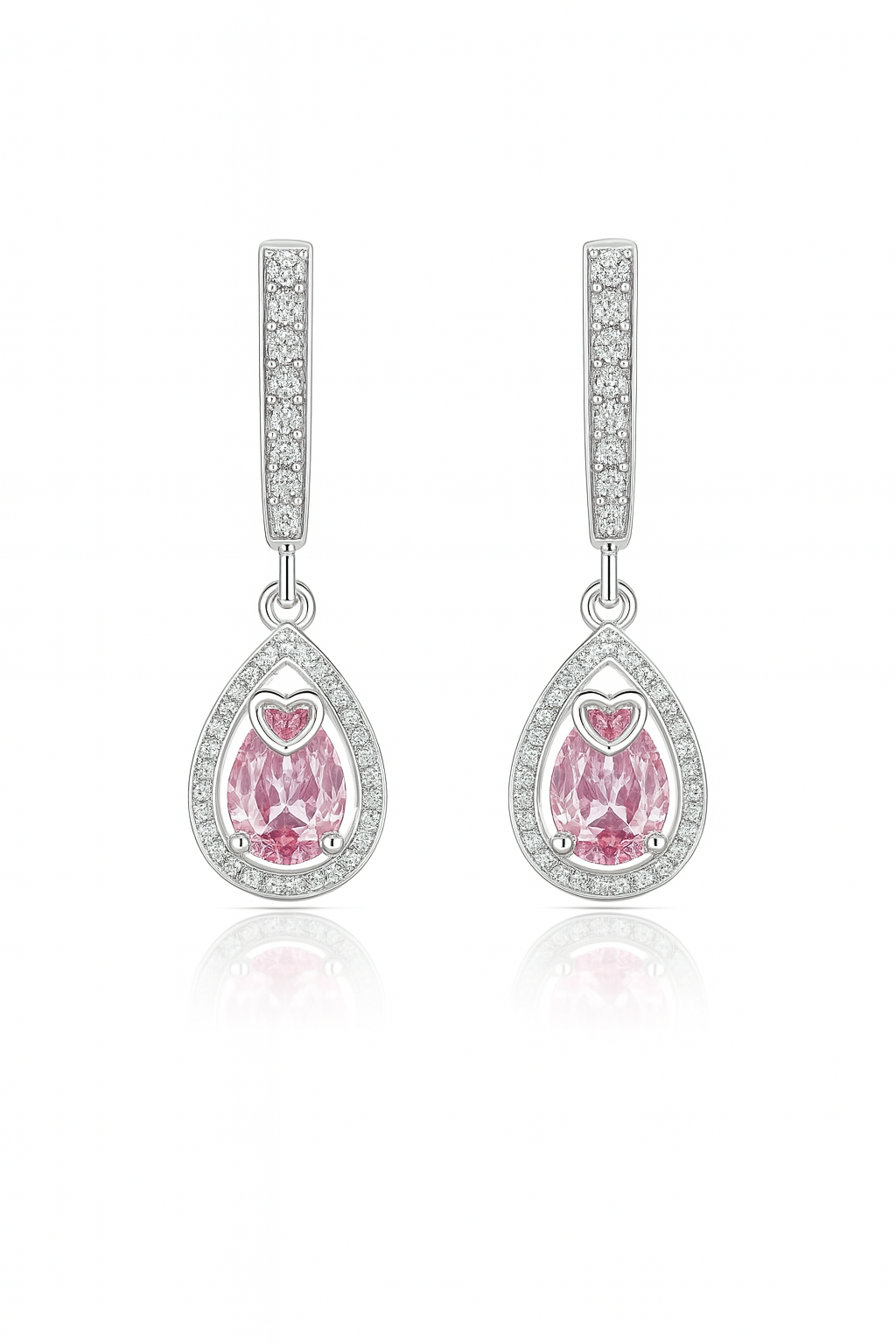 Blushing Bloom Duo Set (Ring + Pendant + Ear rings)