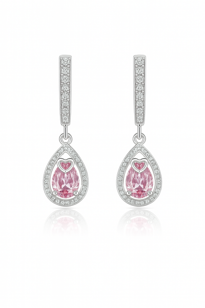 Blushing Bloom Duo Set (Ring + Pendant + Ear rings)