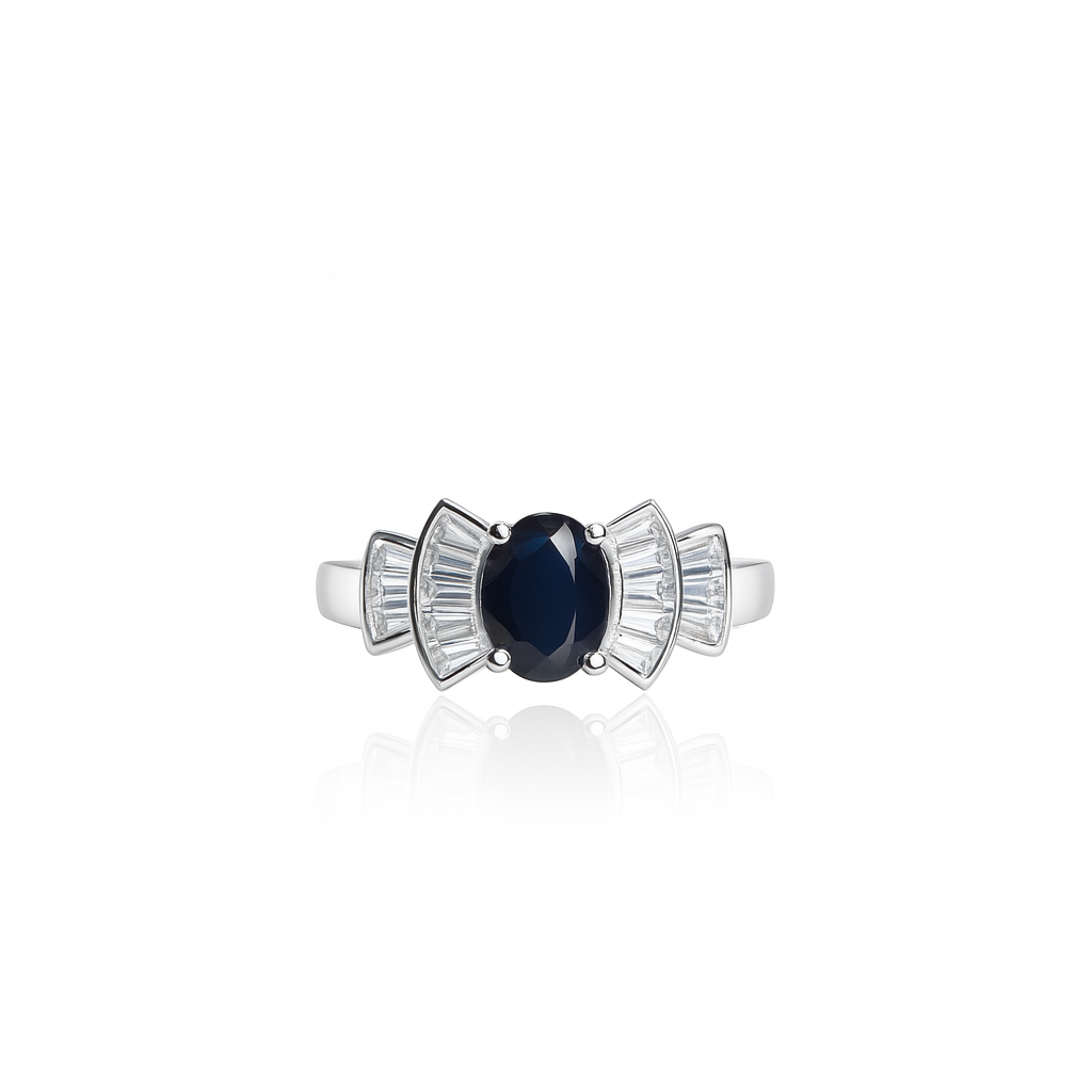 Sapphire Fan Ring