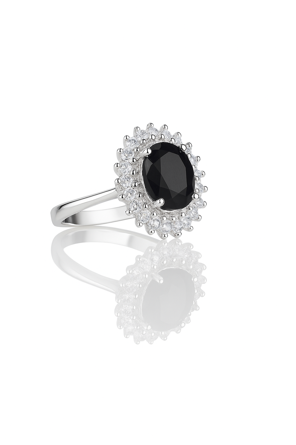 Midnight Grandeur Cluster Ring