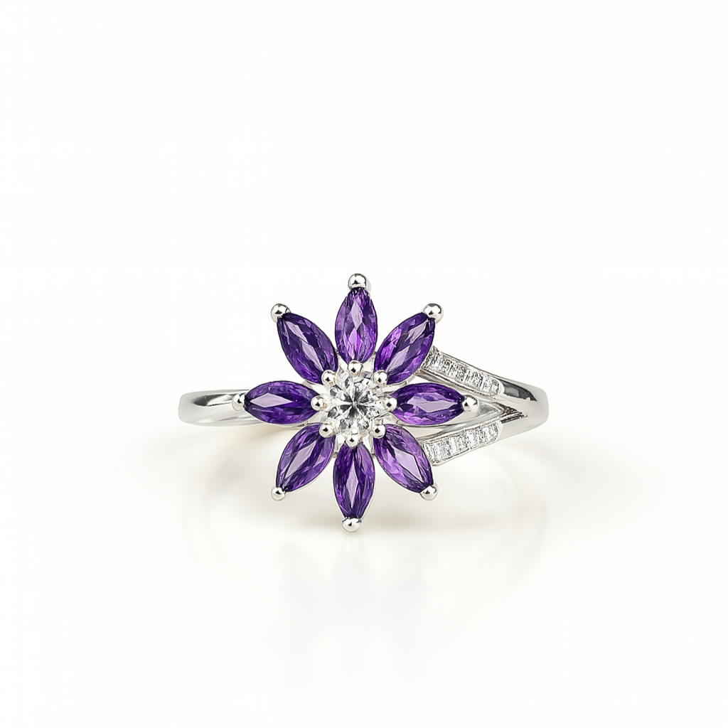 Flower Cluster Ring