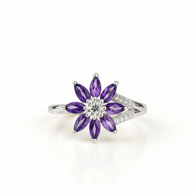 Flower Cluster Ring